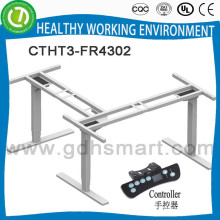 La vente à la hauteur de roue de Peshawar réglables montent / descendent le cadre de table et s'assoient pour tenir la jambe pliable de bureau avec l'export de riser pour la Chine